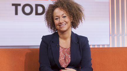 Rachel Dolezal,&nbsp;activiste blanche am&eacute;ricaine qui s'est fait passer pour une Noire, le 16 juin 2015 sur la cha&icirc;ne NBC. (ANTHONY QUINTANO / NBC / AFP)