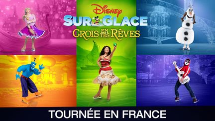 Le spectacle inédit de Disney sur Glace "Crois en tes rêves" s'offre un nouveau tour du monde à travers 50 pays et passe par la France cet hiver. (DISNEY SUR GLACE)