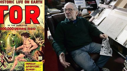 Décès du  dessinateur de comics Joe Kubert, ici à sa table de travail en 2006
 (MIKE DERER/AP/SIPA)