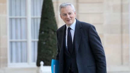 Bruno Le Maire arrive à l'Elysée, à Paris, le 12 décembre 2018.&nbsp; (LUDOVIC MARIN / AFP)