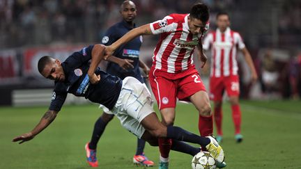 Leonardo Greco (Olympiakos) éjecte de sa route Joris Marveaux (Montpellier), à l'image de la formation languedocienne nettement battue en Grèce