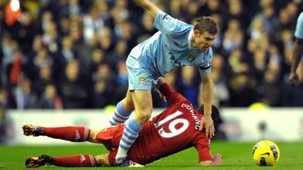 James Milner (Manchester City) prend le dessus sur Stewart Downing (Liverpool)