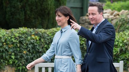 Le Premier ministre sortant, David Cameron, le 7 mai 2015. (LEON NEAL / AFP)