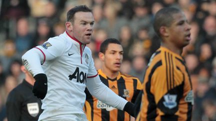 Wayne Rooney vient d'inscrire son 150e but avec Manchester United (LINDSEY PARNABY / AFP)