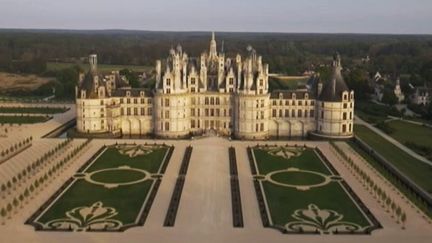 Le jardin à la française du château de Chambord a pu renaître grâce à un riche mécène américain 
 (Château de Chambord Officiel)