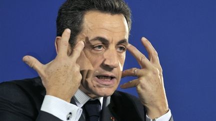 Nicolas Sarkozy (archives, 11 mars 2010) (AFP/PHILIPPE WOJAZER)