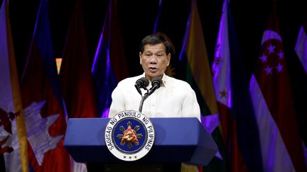 Le président philippin Rodrigo Duterte, à Manille (Philippines), le 8 août 2017.&nbsp; (ERIK DE CASTRO / REUTERS)