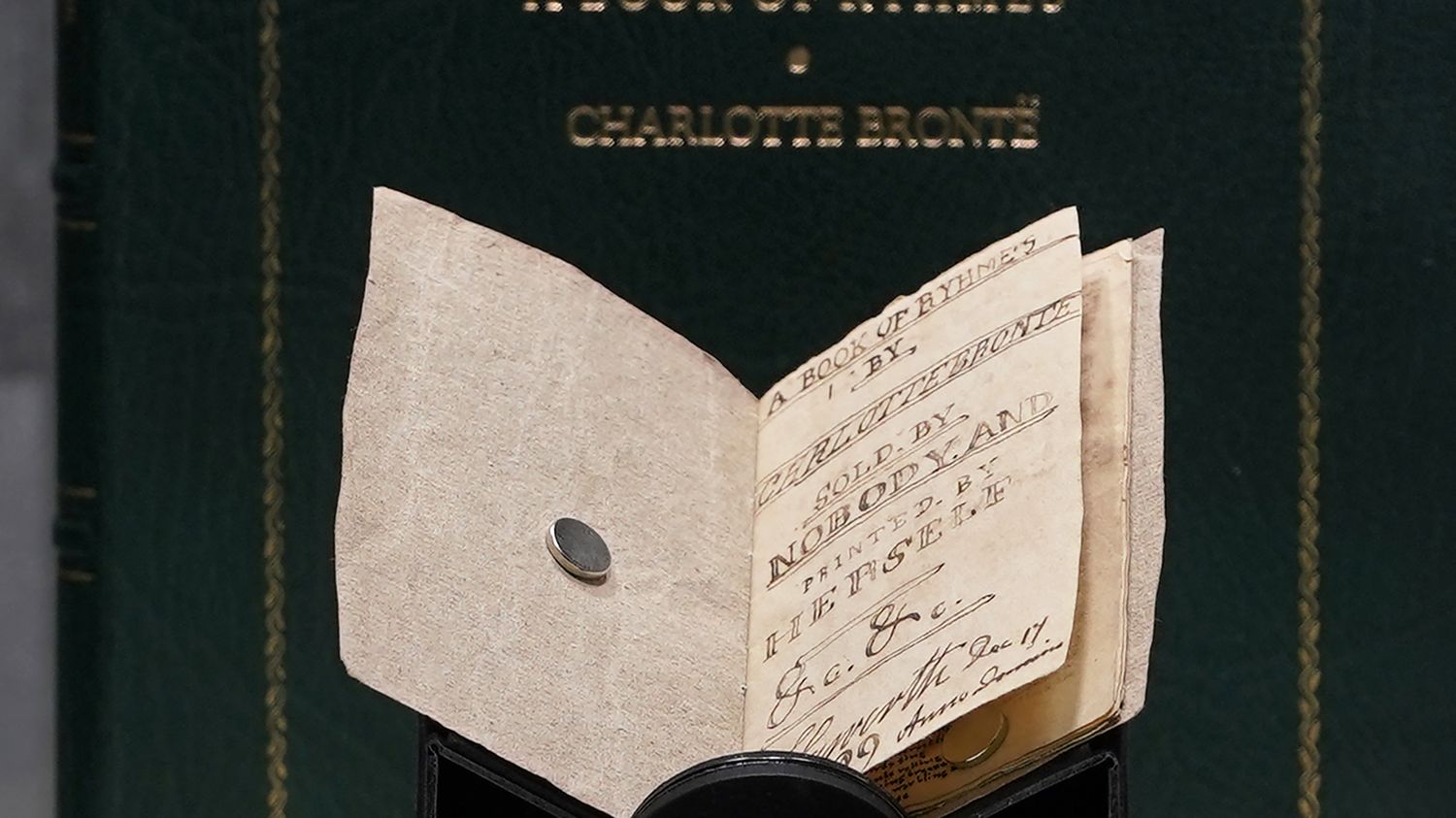 Miniature book by Charlotte Brontë dated 1829 unveiled in New York