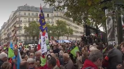 Manifestation des anti-PMA à Paris dimanche 6 octobre. (France 2)