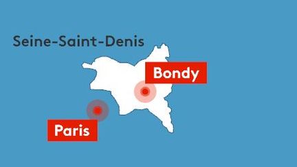 La ville de Bondy est située en Seine-Saint-Denis. (RADIO FRANCE / FRANCEINFO)