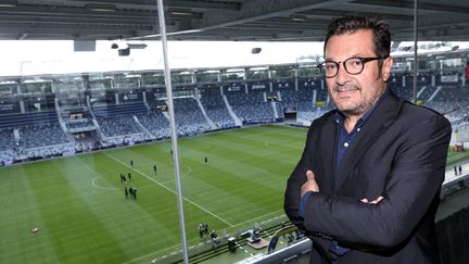 Le directeur général de la Ligue de football professionnel (LFP), Didier Quillot, ci-contre en 2018. (MICHEL VIALA / MAXPPP)