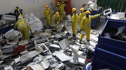 Centre de recyclage des déchets électroniques près de Nairobi. Le Kenya est un des rares pays africains à disposer d'un telle usine. (Photo Reuters/Thomas Mukoya)