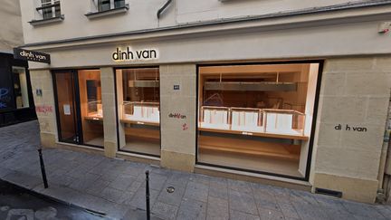 La bijouterie Dinh Van, rue Vieille-du-Temple à Paris,&nbsp;en août 2020. (GOOGLEMAPS)