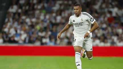 Kylian Mbappé contre Villarreal en Liga, le 5 octobre 2024. (OSCAR DEL POZO / AFP)