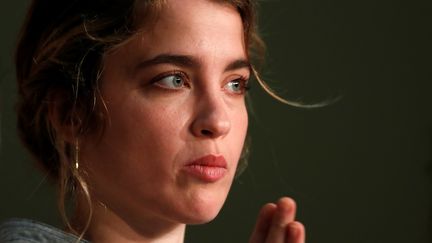 L'actrice Adèle Haenel lors d'une conférence de presse à Cannes, le 20 mai 2017. (LAURENT EMMANUEL / AFP)