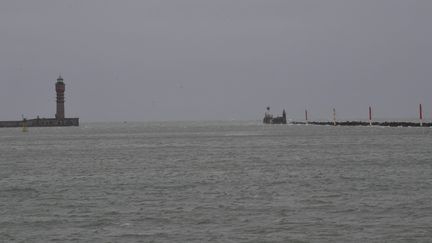 A Dunkerque (Nord) lors du passage de la tempête Ciara, en février 2020. (STÉPHANE MORTAGNE / MAXPPP)