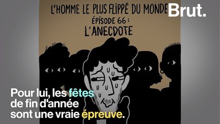 VIDEO. Pour le dessinateur Théo Grosjean, le Nouvel An est "le paroxysme de l'anxiété" (BRUT)