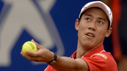 Le joueur japonais Kei Nishikori (JOSEP LAGO / AFP)