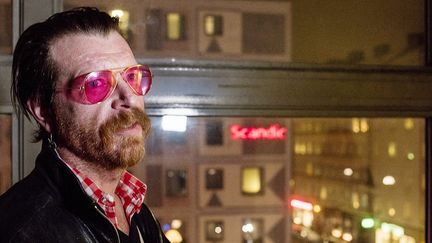 Jesse Hugues, leader du groupe Eagles of Death Metal, Stocholm - 13 février 2016
 (GUSTAV MAARTENSSON / AFP)