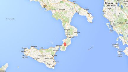 La ville de San Luca, dans le sud de l'Italie, est consid&eacute;r&eacute;e comme le fief de la mafia calabraise. (GOOGLE MAPS)