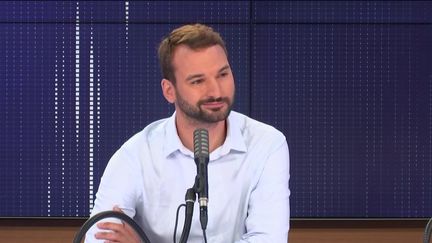 Ugo Bernalicis, député La France insoumise du Nord, était l'invité du "8h30 franceinfo", mardi 11 août 2020. (FRANCEINFO / RADIOFRANCE)