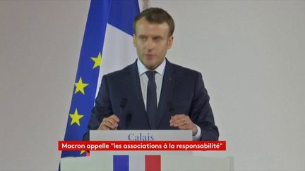 Migrants : regardez l'intégralité du discours d'Emmanuel Macron à Calais