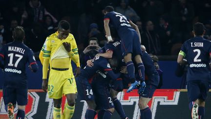 Le 19 janvier dernier, les Canaris rentraient bredouille de leur déplacement au Parc des Princes (0-5). (THOMAS SAMSON / AFP)