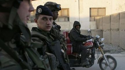 Soldats français, le 31 décembre 2012 à Kaboul. Depuis, l'armée française a quitté l'Afghanistan. (Afp/Kenzo Tribouillard)