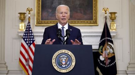 Le président américain, Joe Biden, le 31 mai 2024 à Washington (Etats-Unis). (CHIP SOMODEVILLA / GETTY IMAGES NORTH AMERICA / AFP)