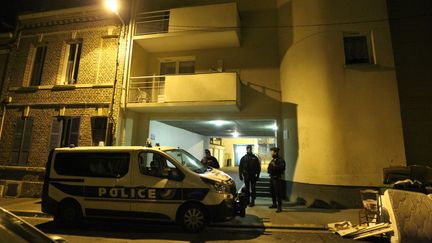 Quartier Saint Acheul d'Amiens, où a été interpellé le convoyeur de fonds soupçonné d'avoir volé le fourgon blindé de transports de fonds, le 12 février 2019. (FRED HASLIN / MAXPPP)