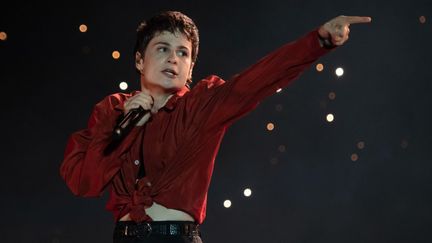 Redcar, anciennement Chris et Christine and the Queens, le 11 juillet 2019. (XAVIER LEOTY / AFP)