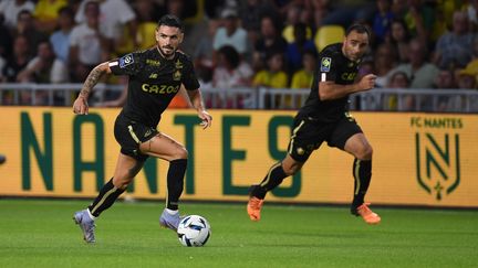 La recrue lilloise Rémy Cabella lors du déplacement de son équipe à Nantes, le 12 août 2022, au cours de la 2e journée de Ligue 1. (MAXPPP)