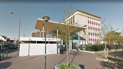 Les faits se sont déroulés au lycée Auguste-Renoir d'Asnières-sur-Seine (Hauts-de-Seine). (GOOGLE STREET VIEW)