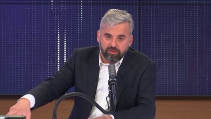 Alexis Corbière,&nbsp;député La France insoumise de Seine-Saint-Denis,&nbsp;était l'invité du "8h30 franceinfo", dimanche 21 mars 2021. (FRANCEINFO / RADIOFRANCE)