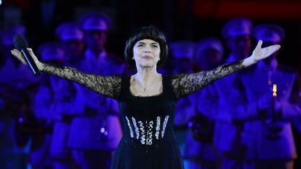 Mireille Mathieu à Moscou le 7 septembre dernier.
 (SEFA KARACAN / ANADOLU AGENCY)