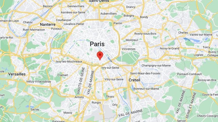 13th district of Paris.  (GOOGLE MAPS SCREEN CAPTURE)