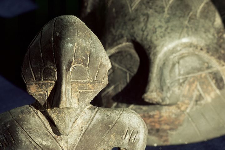 Sculptures néolithiques (culture dite "de Vinča), musée de Belgrade en Serbie (ADAM WOOLFITT / ROBERT HARDING HERITAGE)