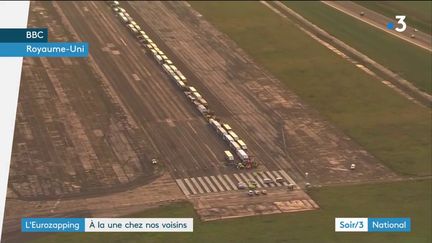 Un embouteillage comme si le&nbsp;Brexit était déjà en vigueur (France 3)