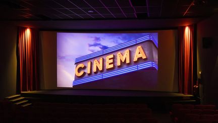 La salle du cinéma Olympia, à Cannes, le 1er juillet 2020. (SYSPEO / SIPA)