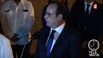 François Hollande à Cuba : "Beaucoup d'émotion"