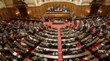 Vue générale du Sénat à Paris. (PIERRE ANDRIEU / AFP)