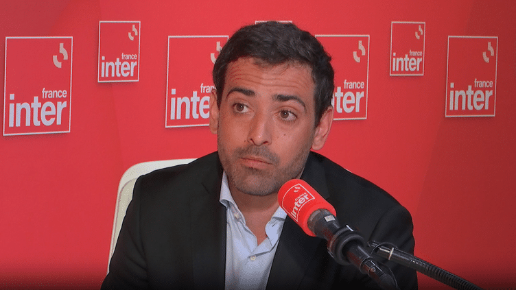 Stéphane Séjourné, the secretary general of the Renaissance party was the guest of France Inter on Tuesday April 11.  (FRANCE INTER / RADIO FRANCE)