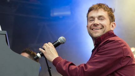 Damon Albarn aux Vieilles Charrues en juillet 2015
 (FRED TANNEAU / AFP)