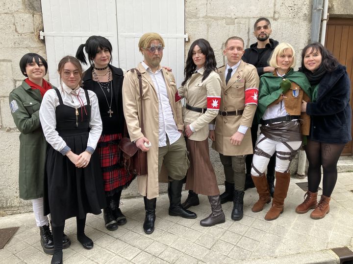 Fans du manga "L'attaque des Titans", Angoulême 28 janvier 2023 (LAURENCE HOUOT / FRANCEINFO CULTURE)