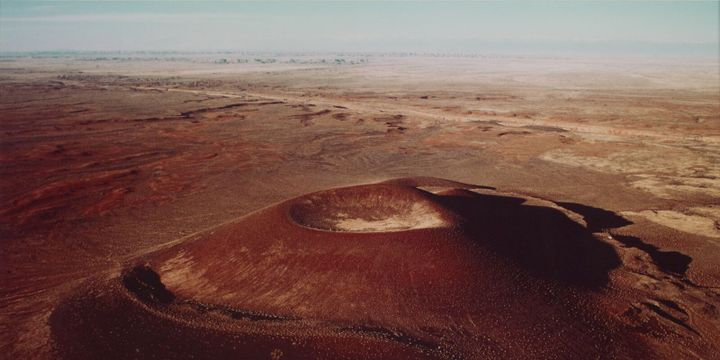 Oeuvre "Volcan" (1977) de James Turrell exposée au Musée d'Arts de Nantes
 (Musée d&#039;arts de Nantes)