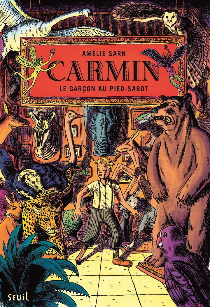 Prix Pépite Fictions junior : Carmin Volume 1, Le garçon au pied-sabot, Amélie Sarn, Seuil Jeunesse (Seuil Jeunesse)