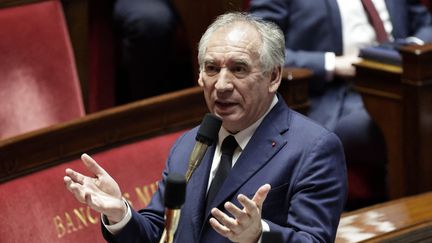 Le Premier ministre, François Bayrou, le 17 décembre 2024 à l'Assemblée nationale à Paris. (STEPHANE DE SAKUTIN / AFP)