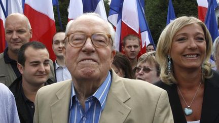 &nbsp; (Jean-Marie Le Pen et sa fille le 10 avril 2015 © REUTERS/Pascal Rossignol)