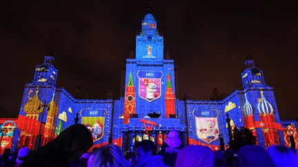 L'une des mascottes de la Coupe du monde 2018.  (GRIGORIY SISOEV / SPUTNIK)