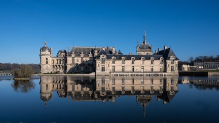 Le château de Chantilly (Oise), le 10 janvier 2021 (RICCARDO MILANI / HANS LUCAS VIA AFP)